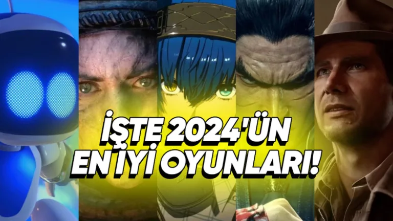 2024'ün en iyi oyunları listesi açıklandı