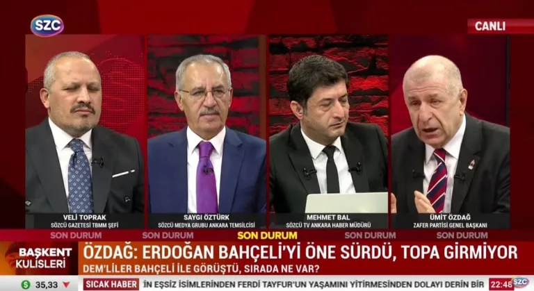 Özdağ, Cumhur İttifakı'na PKK sorusu yöneltti