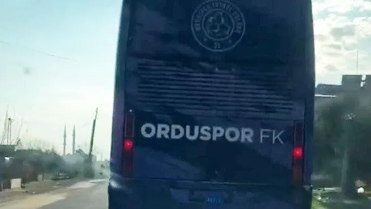 Orduspor'un Suriye'de görülen otobüsü satıldı