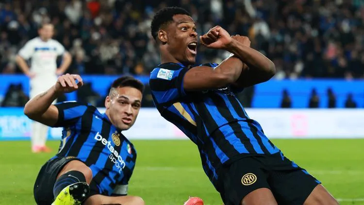 Inter, İtalya Kupası finaline Denzel Dumfries ile yükseldi