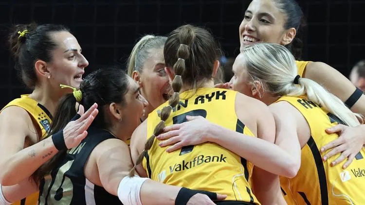 VakıfBank, Slovenya'da 3-0 galip geldi