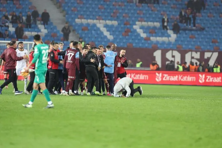 Trabzonspor – Alanyaspor maçı sonrası kavga çıktı