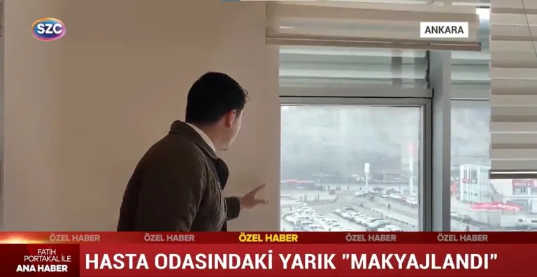 Mamak Devlet Hastanesi'nde tehlike alarmı