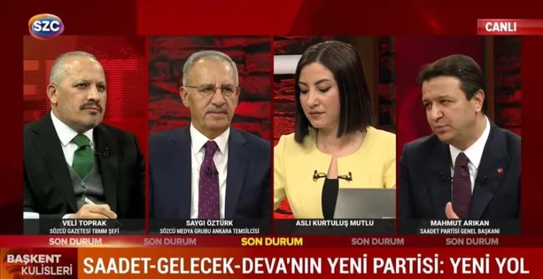 3 parti birleşiyor, yeni yol partisi kuruluyor