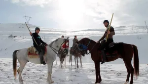 Erzincan ve Bayburt'ta cirit sporu yaşatılıyor