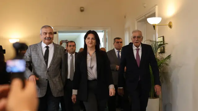 DEM Parti heyeti siyasi partilerle görüşmelerine devam ediyor