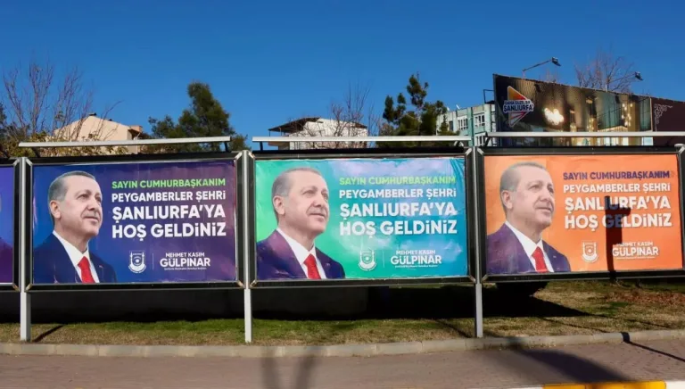 Gülpınar, Erdoğan'ın ziyareti öncesi Şanlıurfa'yı donattı