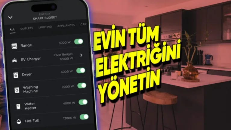 akıllı telefonla evin elektriğini kontrol edin