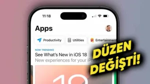 App Store'da kategori erişimi kolaylaşıyor