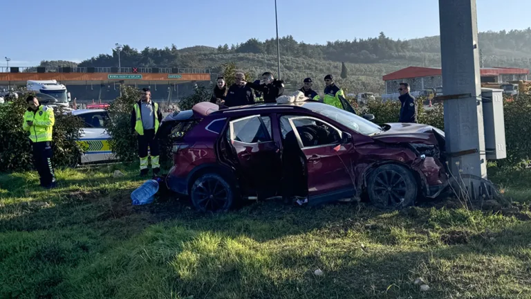 Bursa'da polisten kaçış kaza ile son buldu