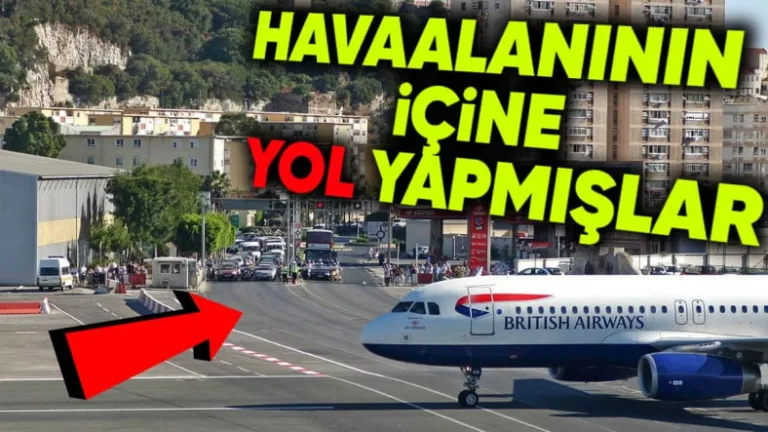 Cebelitarık Havaalanı'nda uçak inişi trafiği durduruyor