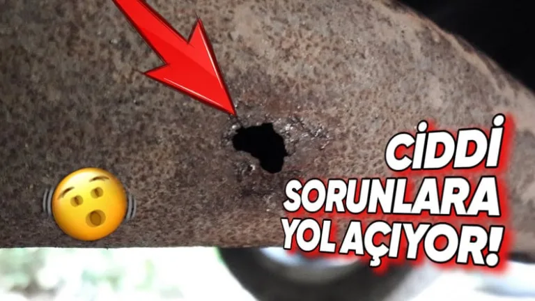 Egzozda delik olup olmadığını nasıl anlarsınız?