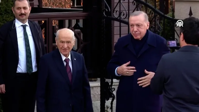 Erdoğan ve Bahçeli'den esprili diyaloglar