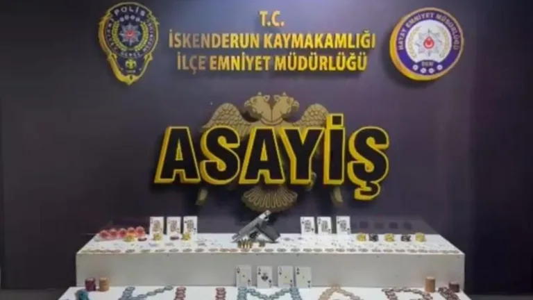 Hatay'da kumar operasyonu: 14 kişi ceza aldı