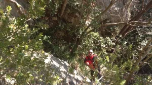 Kahramanmaraş'ta ava giden genç kayalıklardan düştü