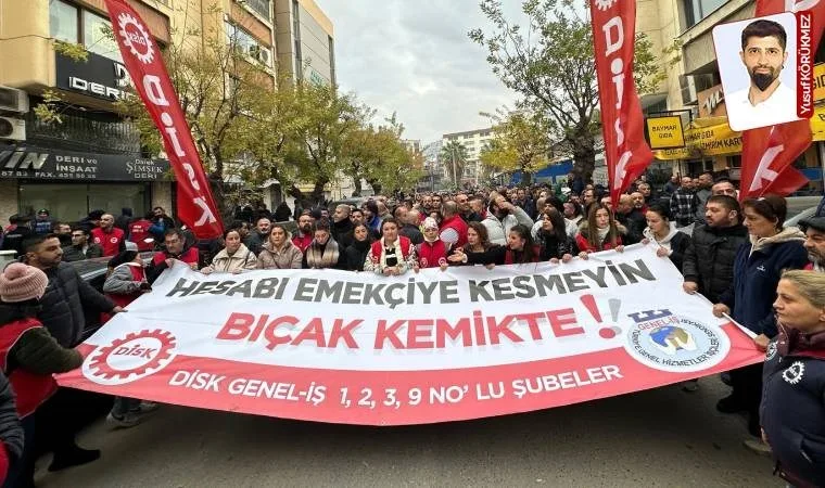 İzmir’de işçiler maaş gecikmesine karşı eylemde