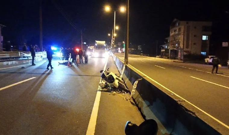 Kocaeli'nde motosiklet kazası: Ali B. hayatını kaybetti