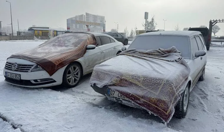 Ağrı'da dondurucu soğuk yaşamı olumsuz etkiliyor