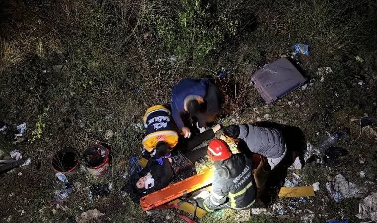 selfie çekerken 5 metre yükseklikten düştü