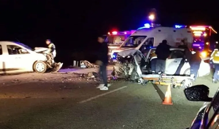 Konya'da otomobil kazasında 1 kişi öldü, 6 yaralı var