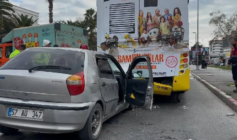 İstanbul'da otomobil İETT otobüsüne çarptı: çok sayıda yaralı var!