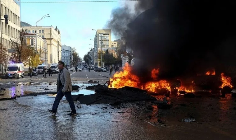 Rusya, Kiev'e İHA saldırısı düzenledi: 1 ölü, 6 yaralı