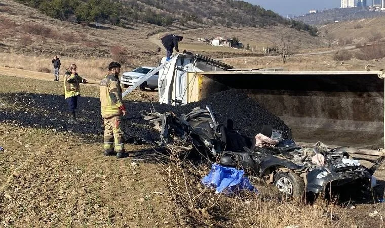 Ankara'da feci kaza, 3 belediye personeli yaşamını yitirdi