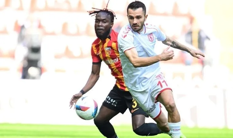 Samsunspor, Kayserispor'u 1-0 mağlup etti