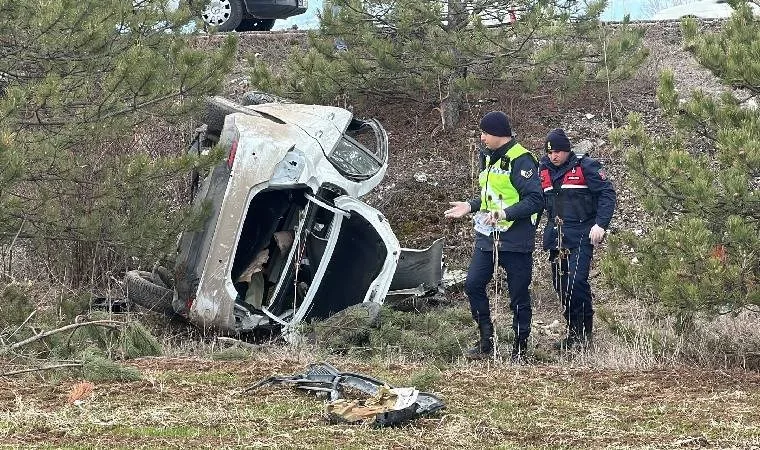 Kütahya'da feci kaza: 1 ölü, 1 yaralı