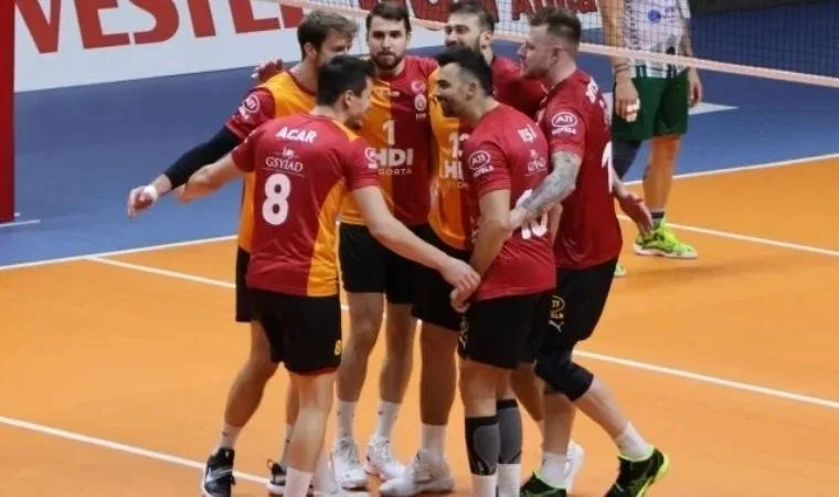 Galatasaray HDI Sigorta, deplasmanda 3-0 kazandı