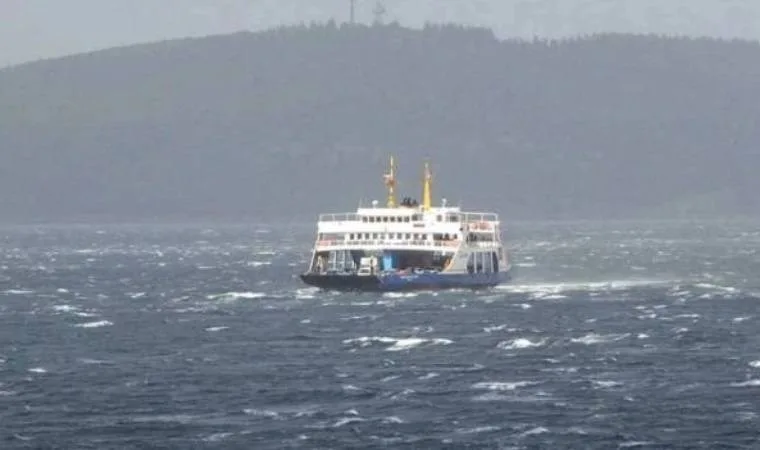 Narlı-Marmara feribot seferleri iptal edildi