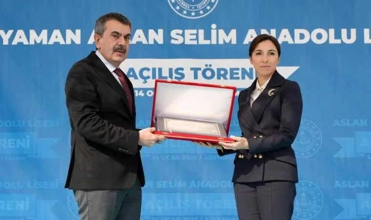 milli eğitim bakanı tekinden hafize gaye erkan'a teşekkür