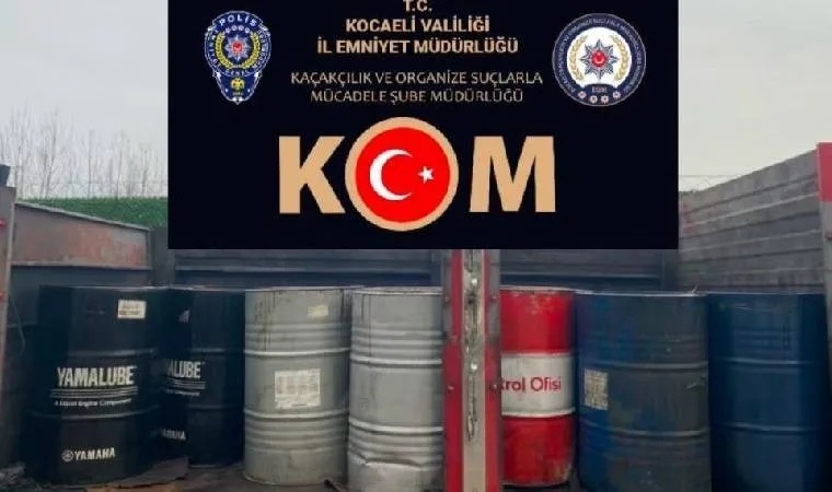 TEM Otoyolu'nda 2 ton 550 litre kaçak akaryakıt bulundu