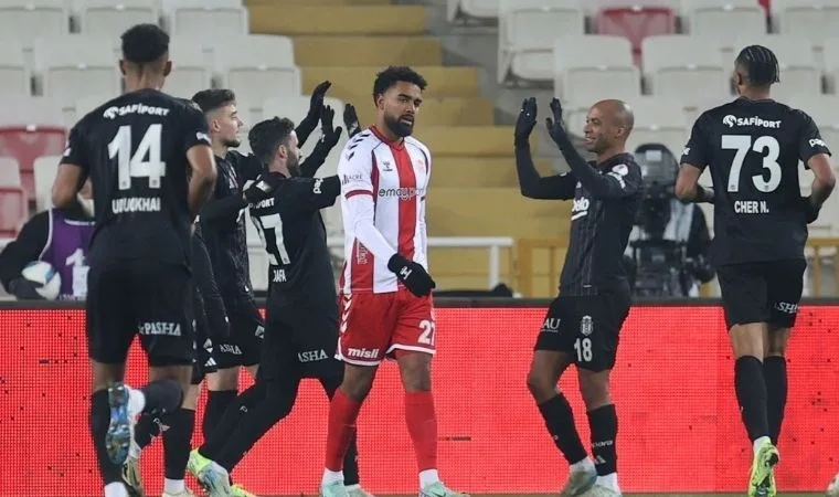 Beşiktaş, Sivasspor'u 1-0 mağlup etti