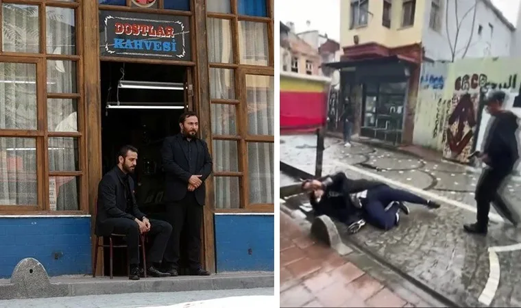 Çukur dizisinin kahvehanesinde cinayet işleniyor