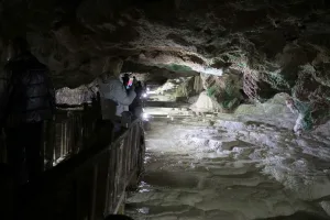 yer altındaki gizli pamukkale, ziyaretçi sayısı artıyor