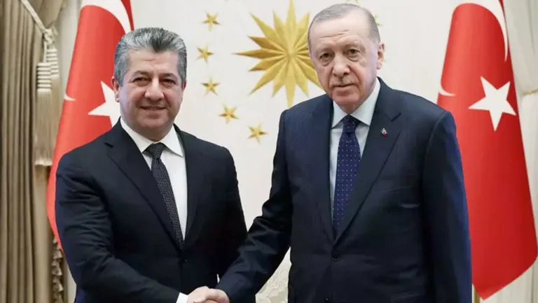 Cumhurbaşkanı Erdoğan, Mesrur Barzani'yi kabul etti