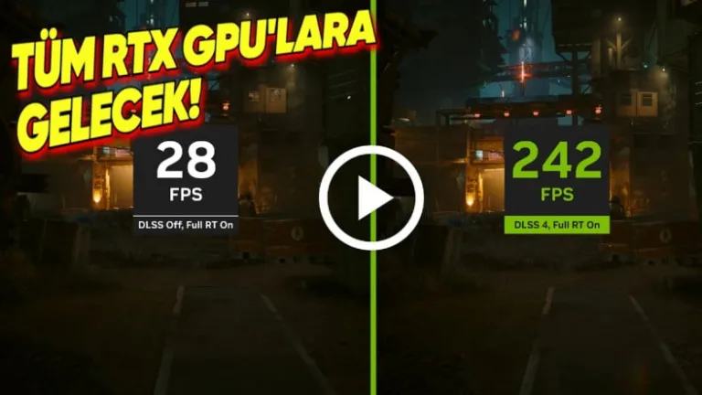 NVIDIA DLSS 4 ile oyun görsel kalitesini artırıyor