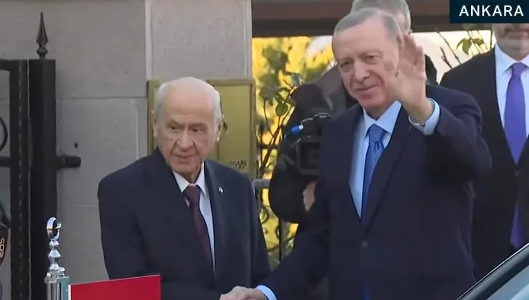 Erdoğan ve Bahçeli önemli görüşme gerçekleştiriyor