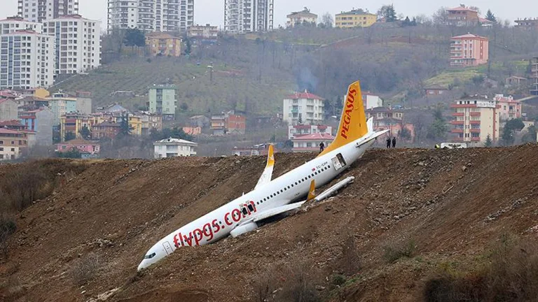 Trabzon'da pistten çıkan uçağın pilotları beraat etti